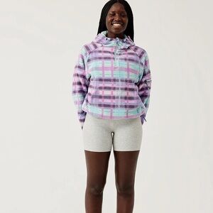 Outdoor Voices primo fleece 3/4 zip hoodie